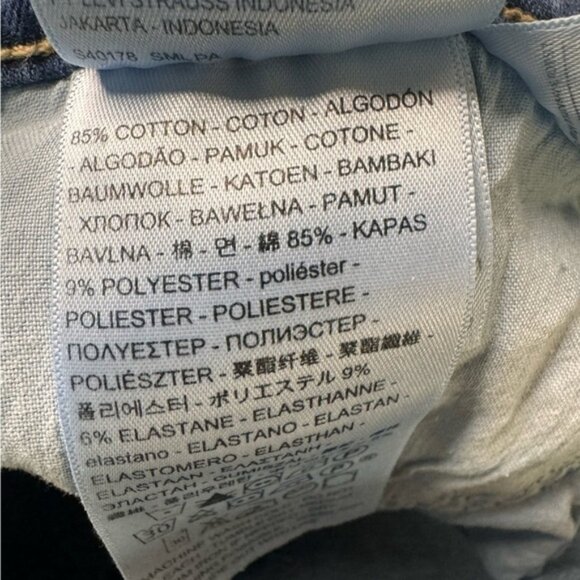 Levis 720 High Rise Super Skinny Denim Jeans Size 28 - Picture 14 of 16